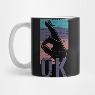 OK Diving Hand Signal Mug